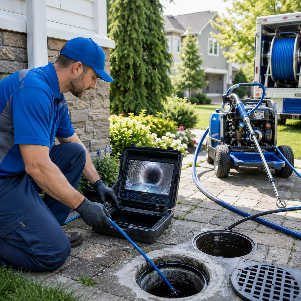 Outdoor drain cleaning professionals serving Parkers Lake, KY